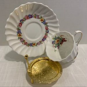 Vintage royal Daulton teacup and saucer set